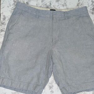 J. Crew 9” Inseam Linen Blend Shorts: Size 32